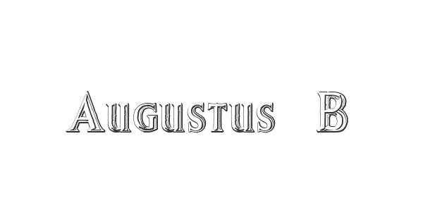 Augustus Beveled font thumbnail