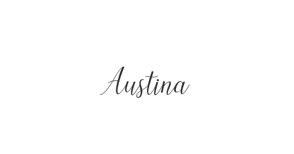 Austina font thumbnail