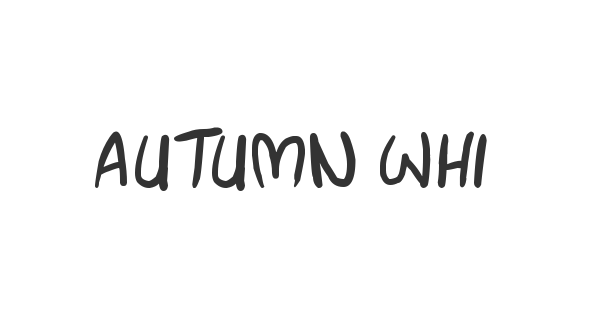 Autumn Whispers font thumbnail