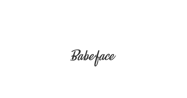 Babeface font thumbnail