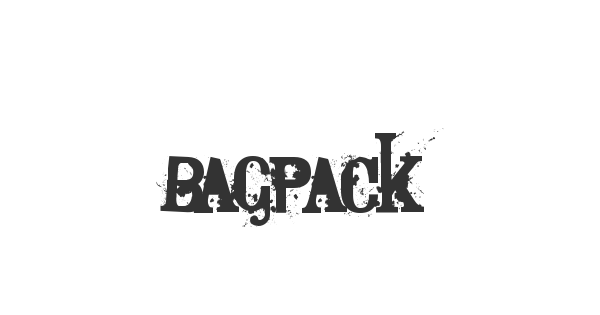 Bagpack font thumbnail