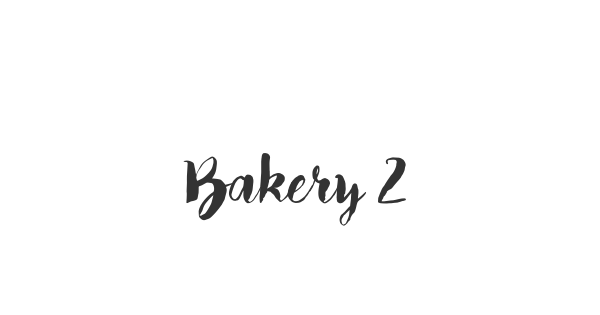Bakery 2 font thumbnail