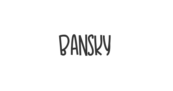 Bansky font thumbnail