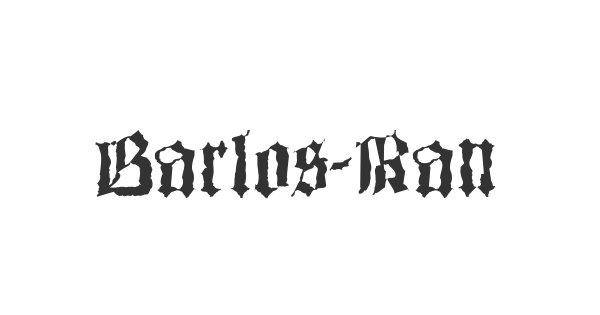 Barlos-Random font thumbnail