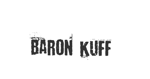 Baron Kuffner font thumbnail