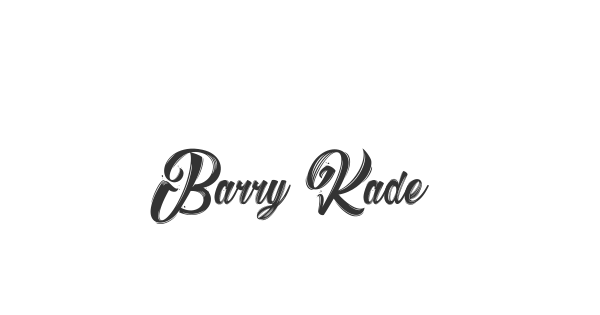 Barry Kades font thumbnail