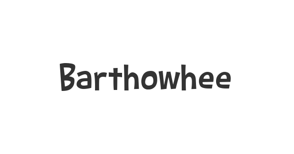 Barthowheel font thumbnail