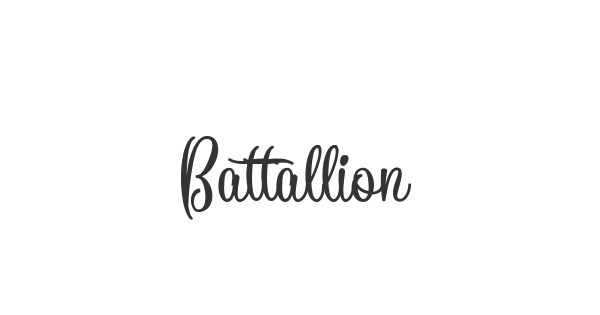 Battallion font thumbnail