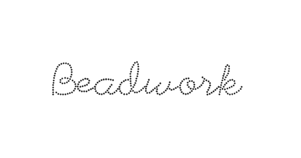 Beadwork font thumbnail