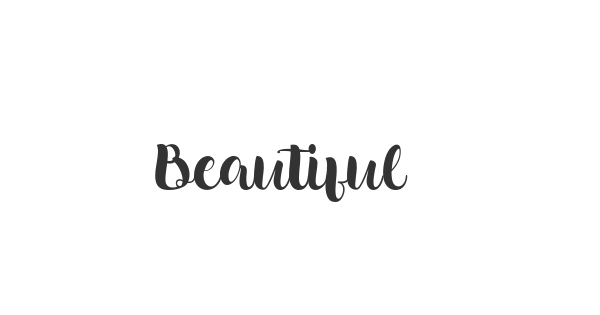 Beautiful Dahlia font thumbnail