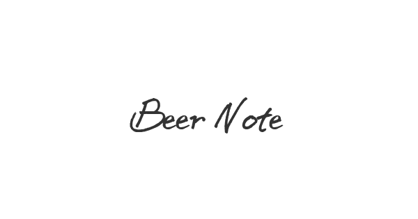 Beer Note font thumbnail