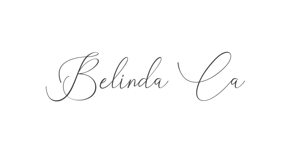 Belinda Carolyne font thumbnail