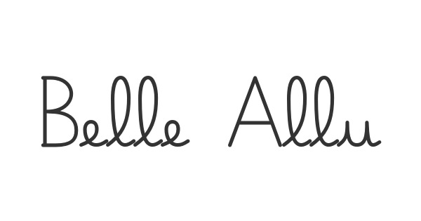 Belle Allure font thumbnail