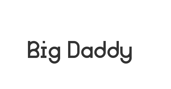 Big Daddy St font thumbnail