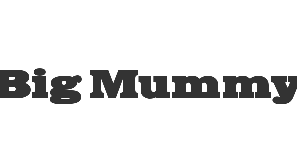 Big Mummy font thumbnail