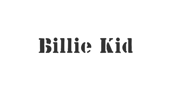 Billie Kid font thumbnail