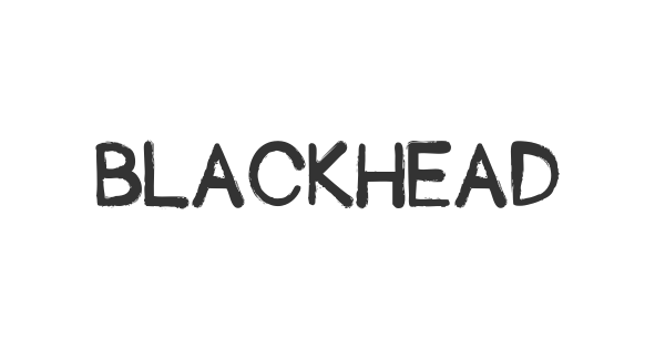 Blackhead font thumbnail