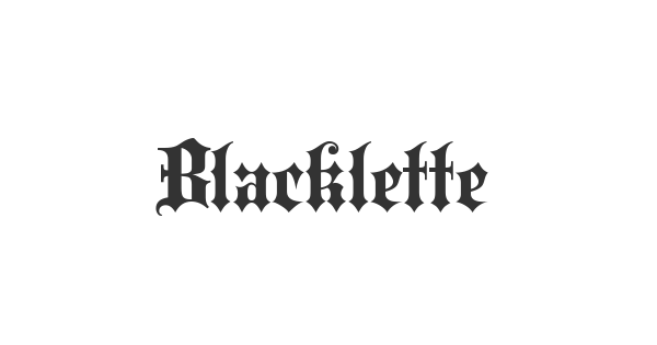 Blackletter font thumbnail