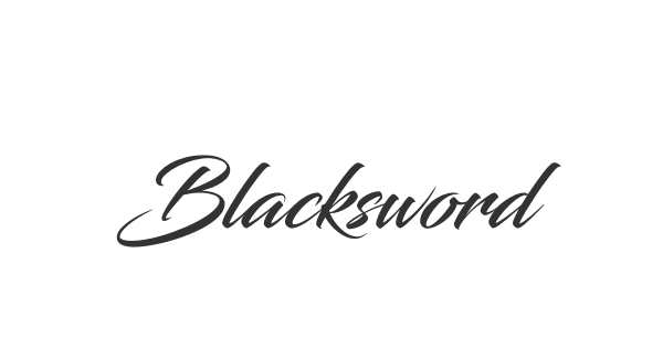 Blacksword font thumbnail