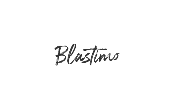 Blastimo font thumbnail