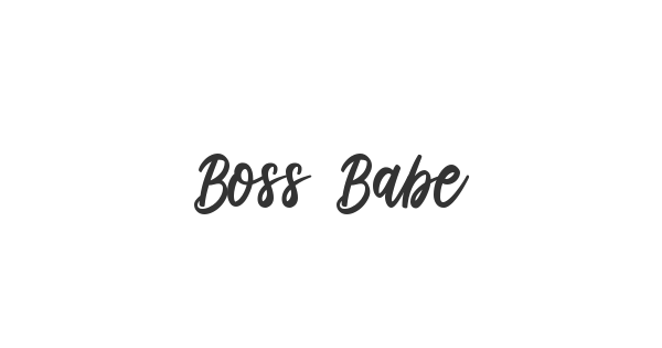 Boss Babe font thumbnail