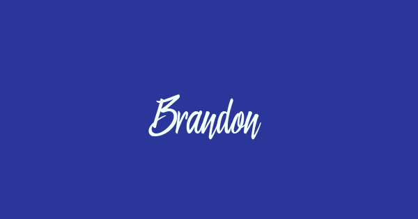 Brandon font thumbnail