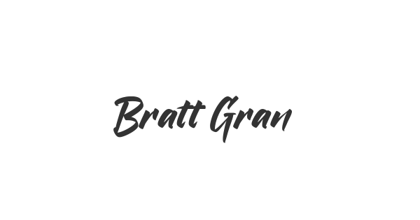 Bratt Graner font thumbnail
