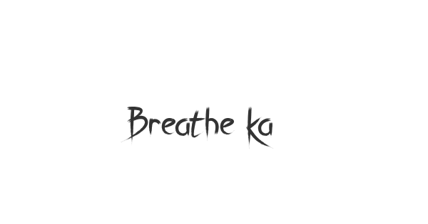 Breathe Karma font thumbnail