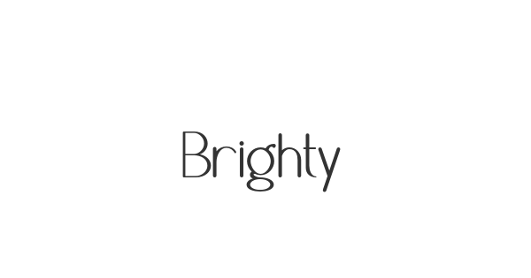 Brighty font thumbnail