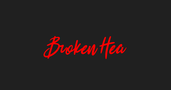 Broken Heart font thumbnail