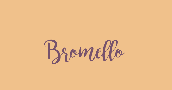 Bromello font thumbnail