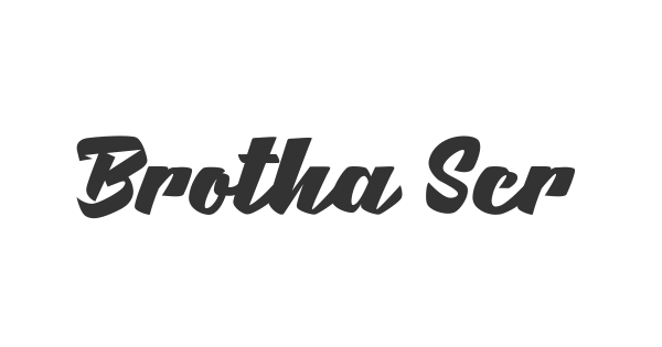 Brotha Script font thumbnail