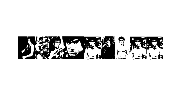 Bruce Lee font thumbnail
