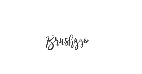Brushgyo font thumbnail