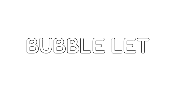 Bubble Letters font thumbnail