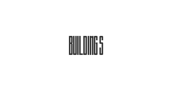 Building State Empire font thumbnail