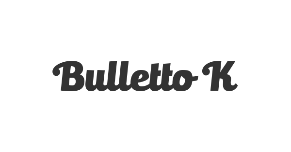 Bulletto Killa font thumbnail