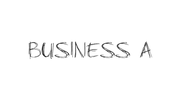 Business As Usual font thumbnail