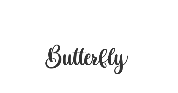 Butterfly font thumbnail