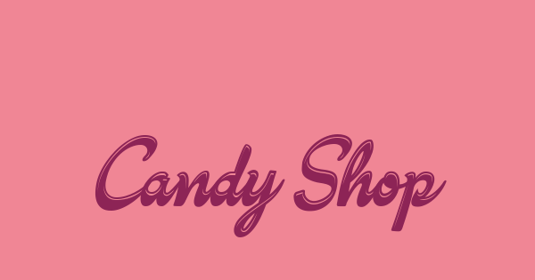 Candy Shop font thumbnail