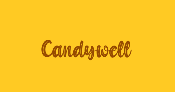 Candywell font thumbnail