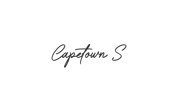 Capetown Signature font thumbnail
