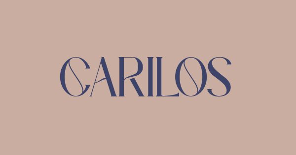 Carilos font thumbnail