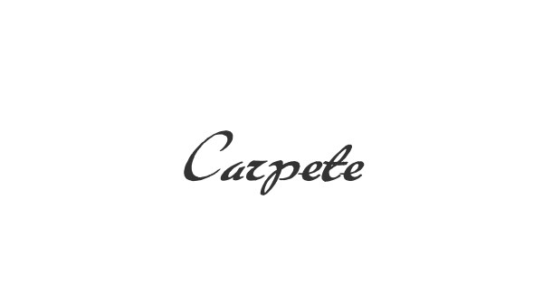 Carpete font thumbnail