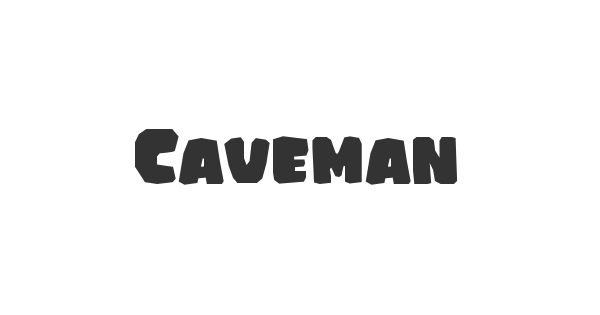 Caveman font thumbnail