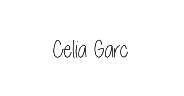 Celia Garcia font thumbnail