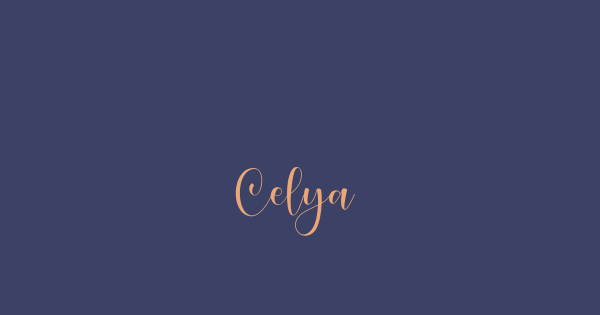 Celya font thumbnail