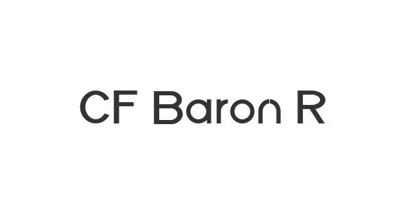 CF Baron Rouge font thumbnail