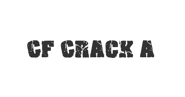 CF Crack and Bold font thumbnail