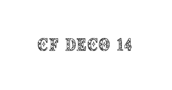 CF Deco 1492 font thumbnail